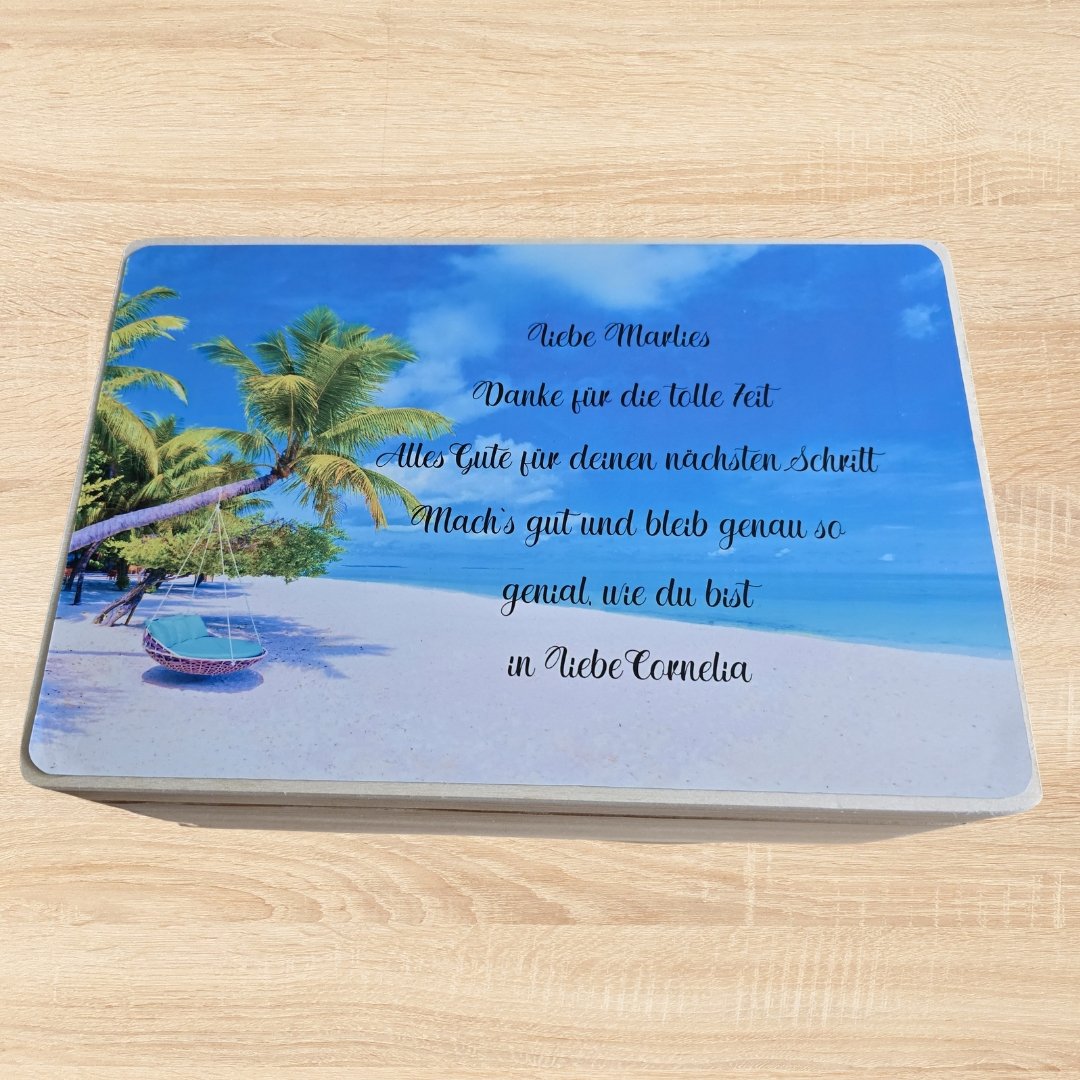 Personalisierte Fotobox mit individuellem Druck